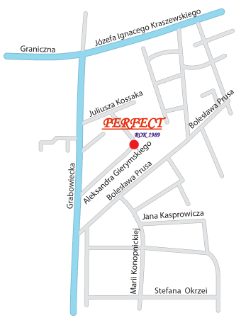 mapa dojazdu Hurtownia perfect